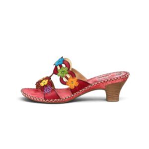 Spring Step Women's Red and Yellow  7.5